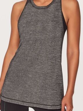 lululemon athletica Charcoal Heather Performance Tank